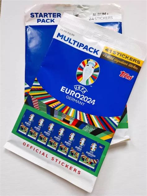 Topps Uefa Euro Germany Official Album Stickers Gold Signature