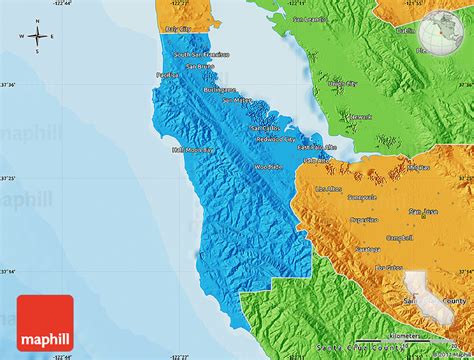 Political Map Of San Mateo County