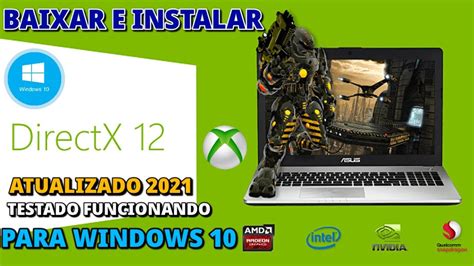 Baixar E Instalar Directx 12 Para Windows 10 E 11 Directx 12 Atualizado 2024 Youtube