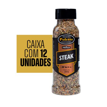 Caixa Sal De Parrilla Steak Poletto Tempero Para Churrasco Poletto