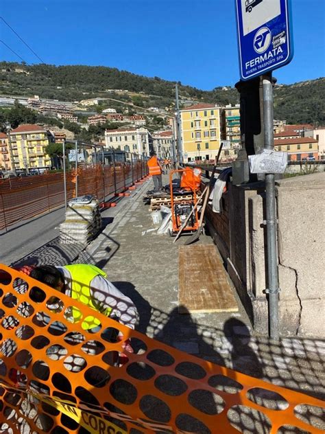 Ventimiglia Conclusi I Lavori Del Nuovo Marciapiede Sul Ponte Doria