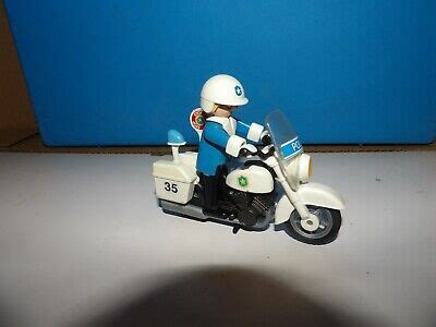 Playmobil Police Motorcycle Police Motorbike Ebay