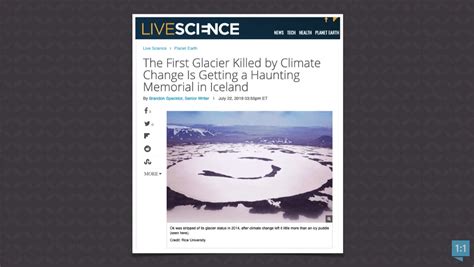 A Memorial for a Melted Glacier? | Answers in Genesis