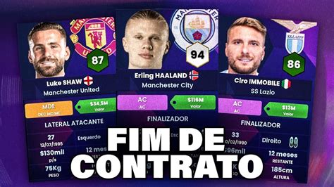 Sm Jogadores Em Fim De Contrato No Soccer Manager Youtube