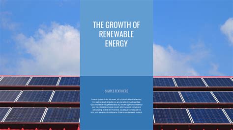 Renewable Energy Presentation Format