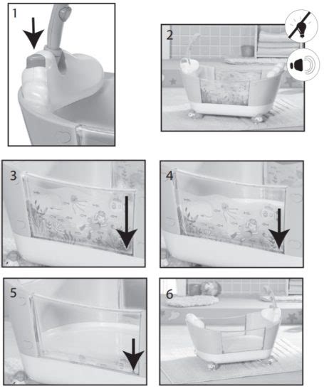 Baby Annabell Lets Play Bathtime Tub Instruction Manual