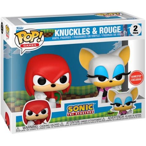 Funko POP Knuckles Rouge Sonic The Hedgehog 0