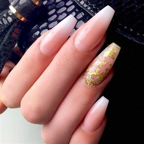 Ombre Nails Gold Nails Acrylic Nails Ambre Nails Nails Gold Nails