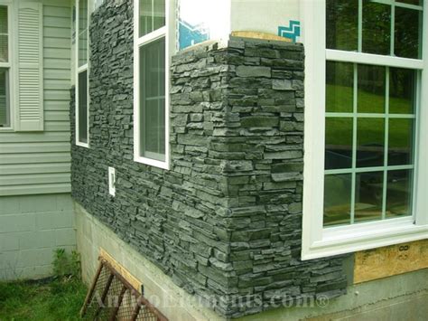 Outdoor Uses For Faux Stacked Stone Traditional Exterior