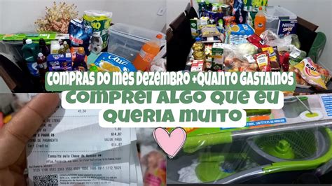 COMPRAS DO MÊS DE DEZEMBRO QUANTO GASTAMOS ASSAI ATACADISTA YouTube