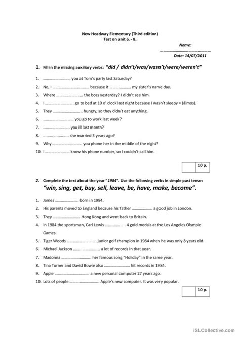 English Esl Worksheets Activities For Distance Learning And Physical