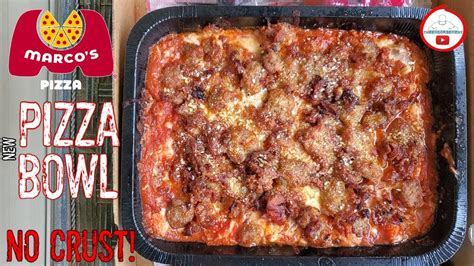 Marco's Pizza® ALL MEAT PIZZA BOWL Review! 🍕🥣🤩| NO CRUST! - Italian Food