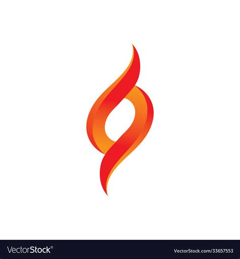 Fire logo design Royalty Free Vector Image - VectorStock