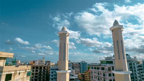 Luftbild Der Jumaa Moschee In Dar Es Salam Tansania Stockfoto Bild