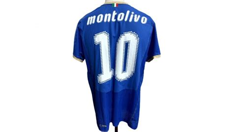 Montolivo S Match Shirt Bulgaria Italy Charitystars