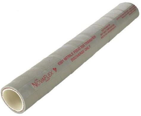 6301WT 01000 01 Nitrile Food Discharge Hose Novaflex