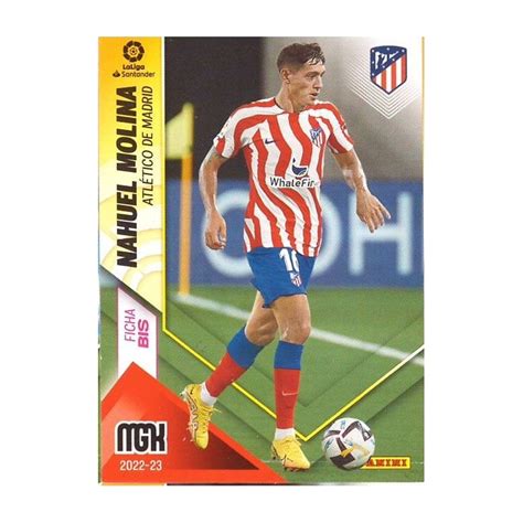 Comprar Trading Card Nahuel Molina Fichas Bis Atlético Madrid Panini