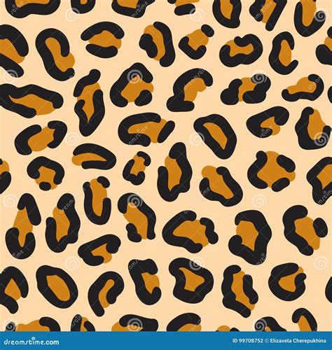 Leopard Seamless Pattern. Leopard Spots. Fashion Cheetah Print. Popular Texture Stock Vector ...