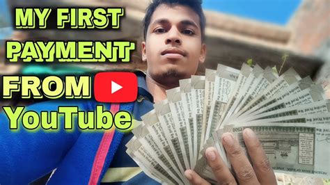 My First Payment From Youtube My Youtube Earning First Payment From