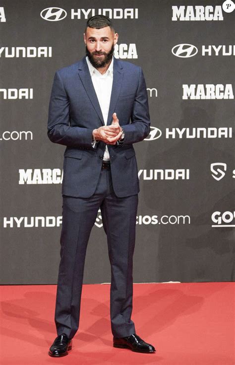 Karim Benzema Remise Des Prix Marca Magazine Soccer Awards 2022 Au