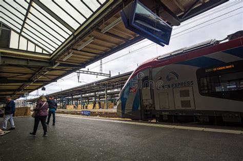 Geneva, Switzerland - September 8 2023: Geneve Cornavin Railway Station ...