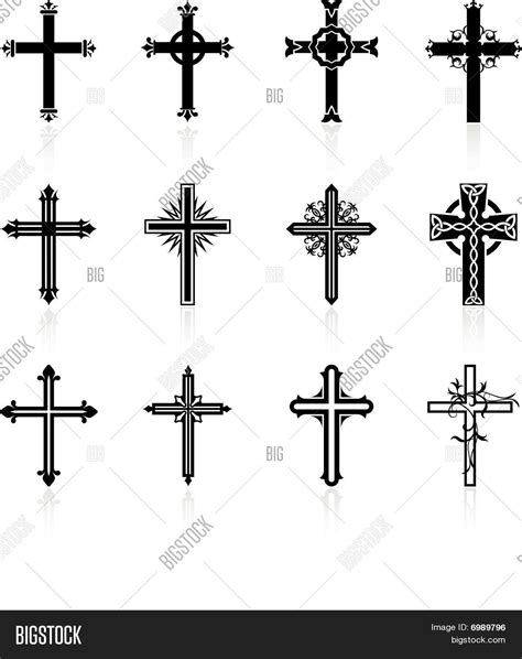 Religious Cross Design Collection Vector And Photo Bigstock