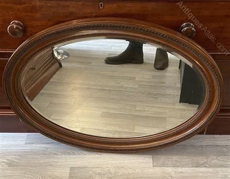 Antiques Atlas Edwardian Oval Overmantle Mirror