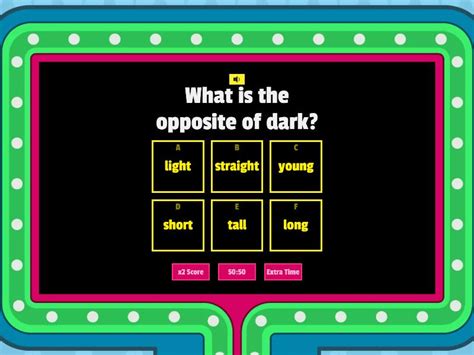 Aula 21 Unit 9 Level 1 Opposites Gameshow Quiz