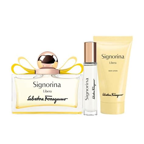 Buy Ferragamo Signorina Libera Set Eau De Parfum Body Lotion For Her