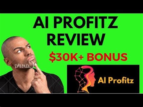 AI Profitz Review Full Demo With Premium Bonuses YouTube