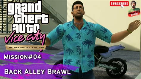 Gta Vice City Definitive Edition Mission Back Alley Brawl Youtube