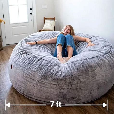 💥 29 99 Last Day 7ft Giant Bean Bag Chair [video] In 2023 Bean Bag Chair Giant Bean Bag