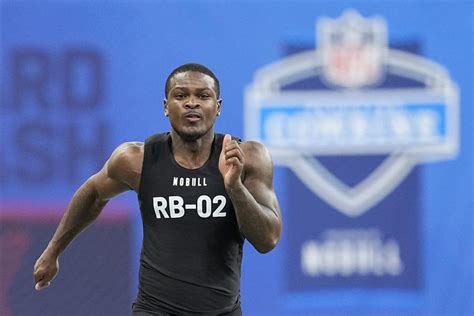 Achane Has Fastest Yard Time Among Rbs At Nfl Combine