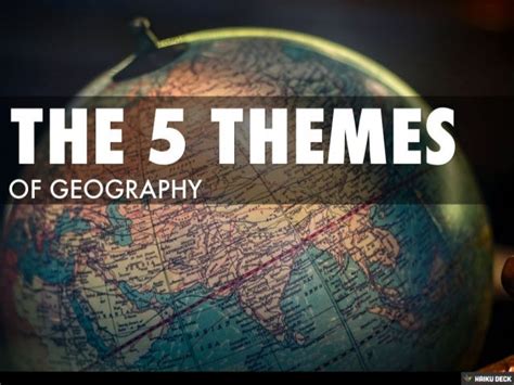 Five Themes of Geography