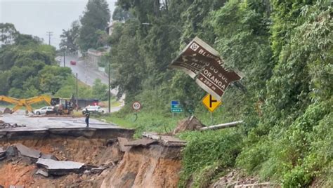 BR 470 em Rio do Sul permanecerá interditada por pelo menos 20 dias