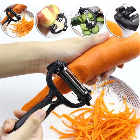 3 In 1 Peeler With Lid Kitchen Multi Function Household Potato Carrot