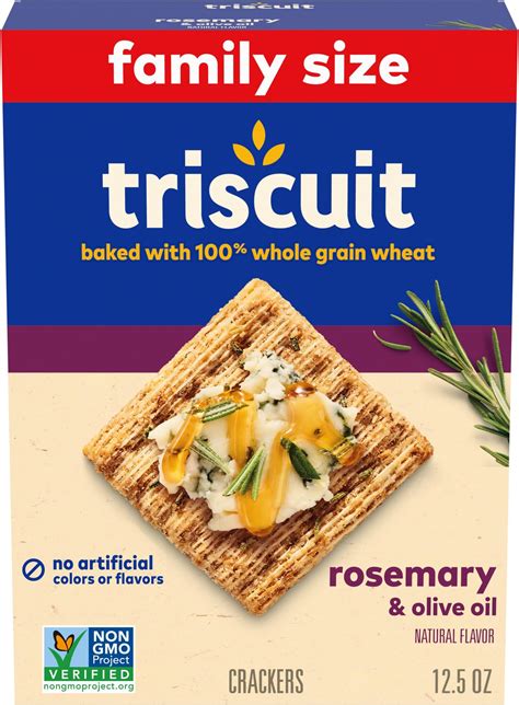 Triscuit Hint Of Sea Salt Whole Grain Wheat Crackers Vegan