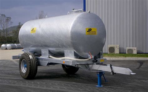 Tonne à eau Citerne à Eau 1000 litres sur remorque Beiser