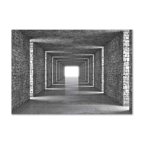 Brayden Studio Brick Tunnel Ungerahmte Kunstdrucke Auf Leinwand