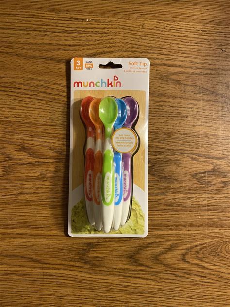 Munchkin 10062 Soft Tip Infant Spoons Multi Color Pack Of 6