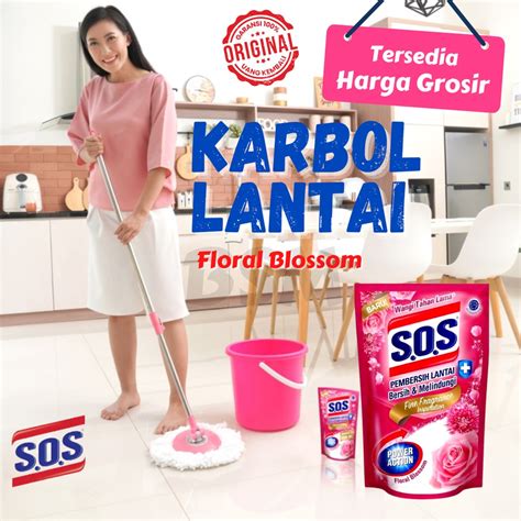 Jual Sos Karbol Pembersih Lantai Floral Blossoms Ml Refill Karbol