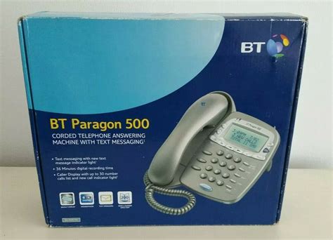 Bt Paragon Corded Phone With Answering Posot Class