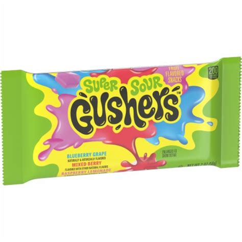 Gushers Sour Berry Fruit Flavored Snacks 2 Oz King Soopers