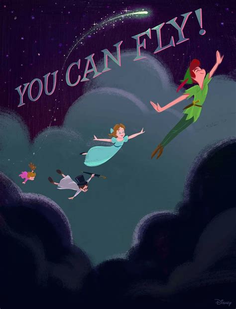 You Can Fly Disney Music Peter Pan Wallpaper Peter Pan And Tinkerbell