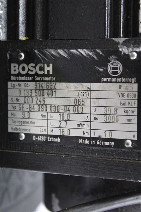 Bosch Se B Servo Motor Seb Ebay