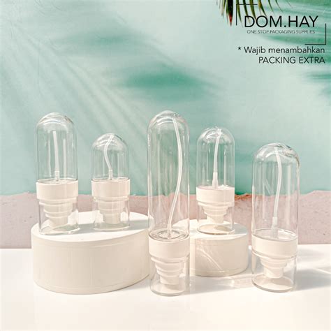 Jual Botol Spray Plastik Oval Clear 30ml 50ml 60ml 80ml 100ml Packaging