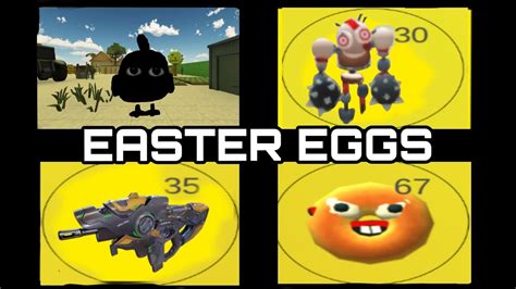 All New Easter Eggs And Secrets Of Chicken Gun New Update