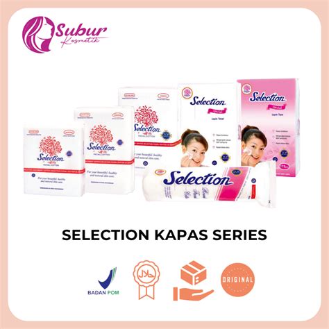 Jual Selection Kapas Facial Cotton Series Kapas Tipis Bulat Kotak