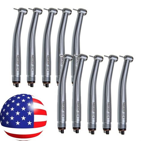 10 SANDENT NSK PANA MAX Style Dental High Speed Handpiece Push Button 2