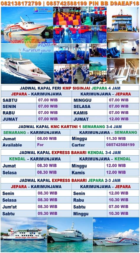 Harga Tiket Kapal Dan Pesawat Ke Karimunjawa Jadwal Update